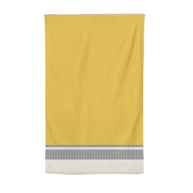 Drap de bain Beau­ma­noir jaune paille Jean Vier