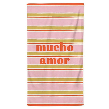 Drap de plage Mucho Amor Turon Jean Vier