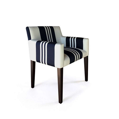 Fauteuil Ilar­gia Pampe­lune Encre Jean Vier