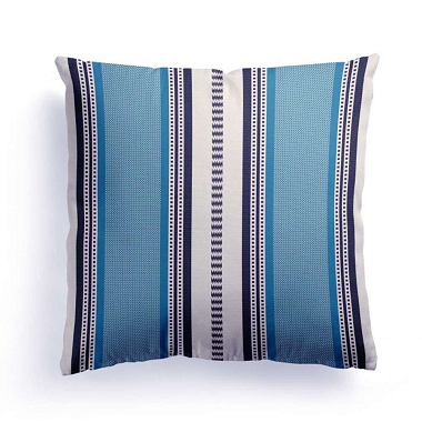 Housse de cous­sin Barne Azur Jean Vier