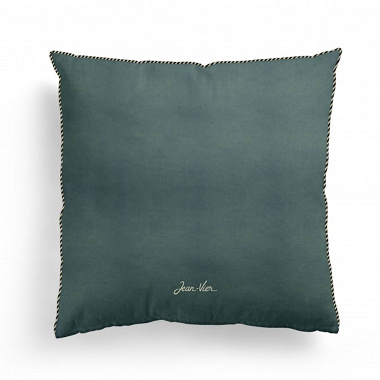 Housse de cous­sin Gozoa Vert de Gris Jean Vier