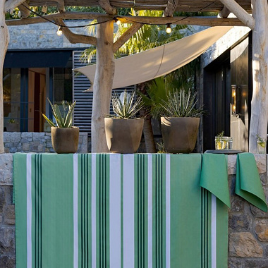 Nappe enduite Elizondo Vert Feuillage Jean Vier
