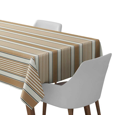 Nappe Jean Vier – 100% Lin – Couleur Epicé – Neuve Avec étiquettes