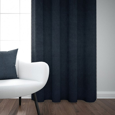 Rideau Gozoa Bleu Jean Vier
