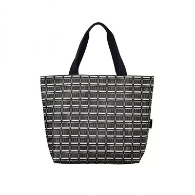 Sac Shop­ping Biar­ritz 1930 Casino Ecru-Noir Jean Vier