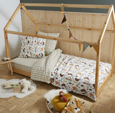 Housse de couette Forêt à bicyclette La Maison de Balmy