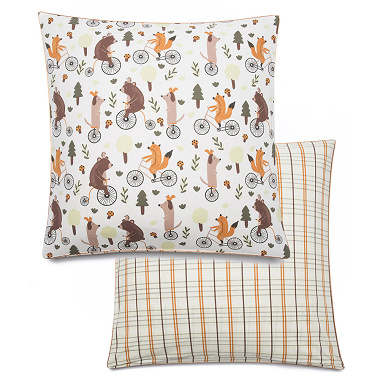 Taie d’oreiller Forêt à bicyclette La Maison de Balmy