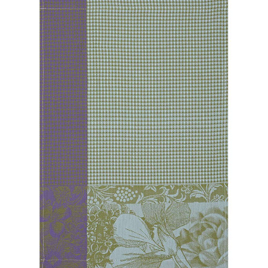 4 Essuie mains Fleurs à croquer Chlo­ro­phylle Le Jacquard Français