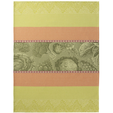 4 Essuie mains Jardin des Choux Brocoli Le Jacquard Français