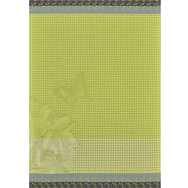 4 Essuie mains jardins des papillons Succu­lente Le Jacquard Français