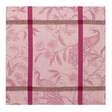 4 serviettes de table A l’Oran­ge­rie Magno­lia Le Jacquard Français