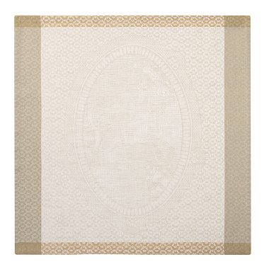 4 serviettes de table Evasion Céleste Traver­tin Le Jacquard Français
