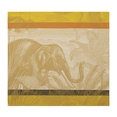 4 serviettes de table Sinha­râja Fauve Le Jacquard Français