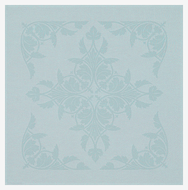 4 Serviettes de table Syra­cuse aqua Le Jacquard Français