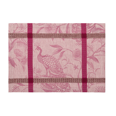 4 sets de table A l’Oran­ge­rie Magno­lia Le Jacquard Français
