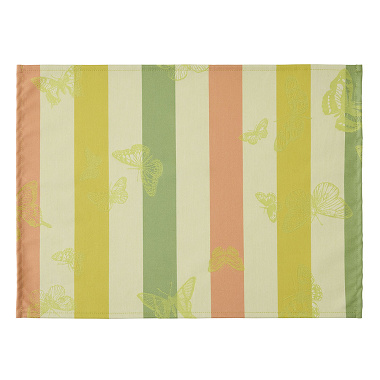 4 Sets de table Bal des Papillons Citrus Le Jacquard Français