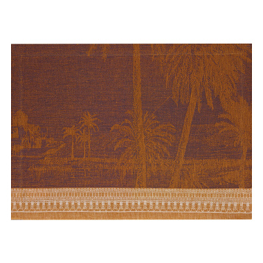 4 sets de table Croi­sière sur le Nil Désert Le Jacquard Français