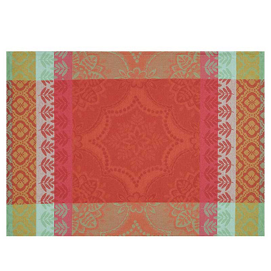 4 sets de table enduits bastide poivron Le Jacquard Français