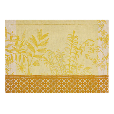 4 sets de table Jardin d’Eden Pollen Le Jacquard Français