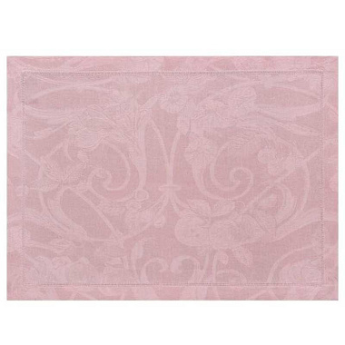 4 sets de table tivoli rose poudre Le Jacquard Français