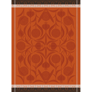 4 Torchons Ail Orange Le Jacquard Français