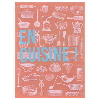4 Torchons En Cuisine Poppy Le Jacquard Français