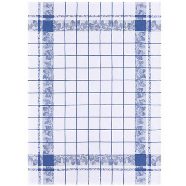 4 Torchons fraises bleu de France Le Jacquard Français