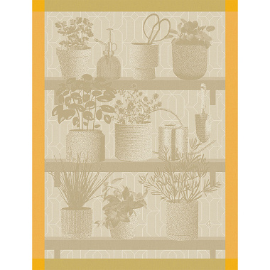 4 Torchons Herbes fraîches Pissen­lit Le Jacquard Français