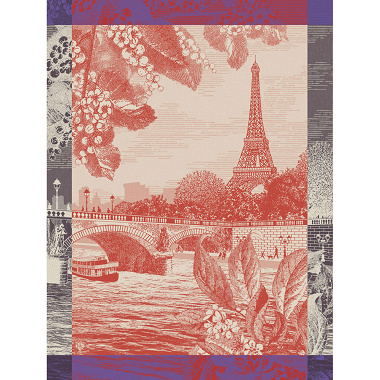 4 Torchons Paris sur seine Pigalle Le Jacquard Français