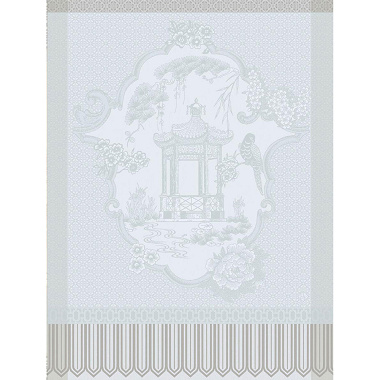 4 Torchons Prome­nade Impé­riale Nacre Le Jacquard Français