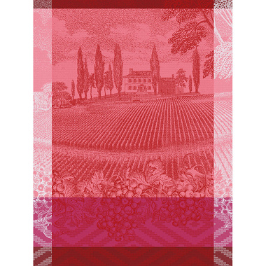 4 Torchons Vignoble Raisin Le Jacquard Français