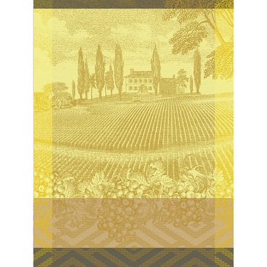 4 Torchons Vignoble Terre Le Jacquard Français