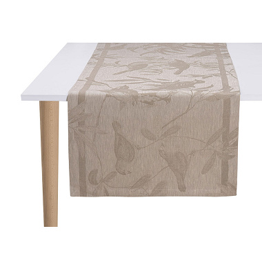 Chemin de table Volière Solaire Le Jacquard Français