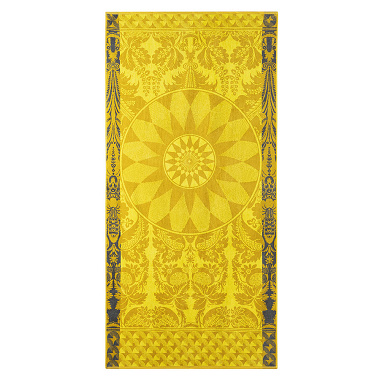 Drap de plage Soleil Jaune Le Jacquard Français
