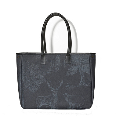 Sac Shop­ping Parc Bleu Le Jacquard Français