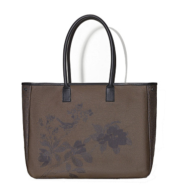 Sac Shop­ping Perchoir Marron Le Jacquard Français