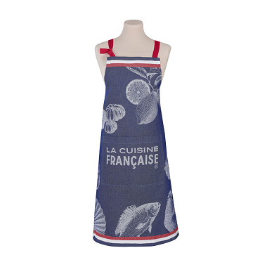 Tablier Gastro­no­mie Bleu Le Jacquard Français