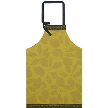 Tablier sous les citron­niers jaune Le Jacquard Français
