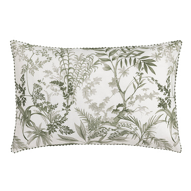 Taie d’oreiller Jardin d’Eden Lierre Le Jacquard Français