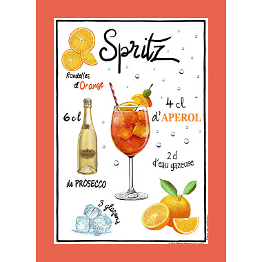 3 Torchons Spritz L’En­so­leillade