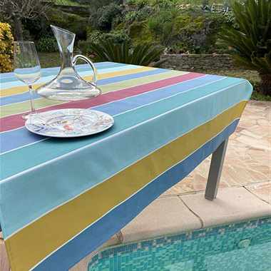 Nappe enduite Arcangues Multi­co­lore L’En­so­leillade