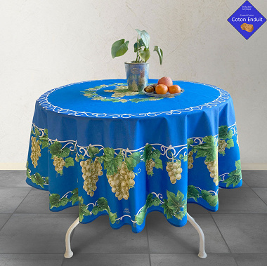 Nappe enduite Cari­gnan Placé Bleu L’En­so­leillade