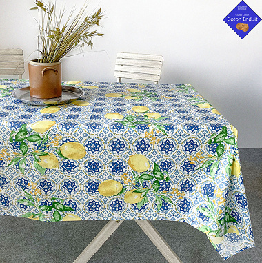 Nappe enduite Gordio Bleu L’En­so­leillade