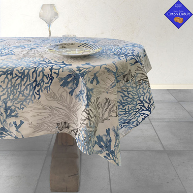 Nappe enduite Quibe­ron Bleu L’En­so­leillade