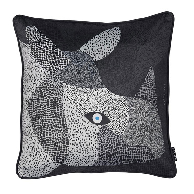Housse de Cous­sin Dwarf Rhino Black Moooi