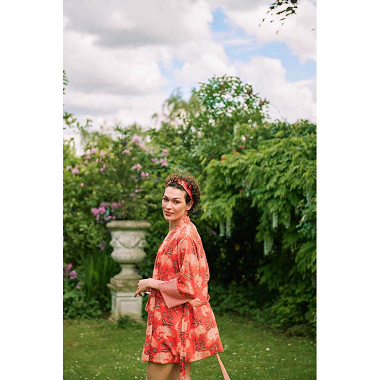 Kimono Flora Firenze Coral Pip Studio