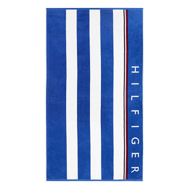 Drap de plage Bico­lore Stripes Abyss Tommy Hilfi­ger