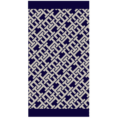 Drap de plage TH Monogram Navy Tommy Hilfiger