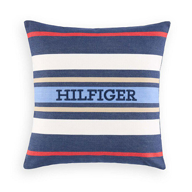 Housse de cous­sin Clas­sic Stripes Navy Tommy Hilfi­ger