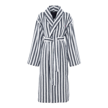 Peignoir châle Pins­tripes Tommy Hilfi­ger